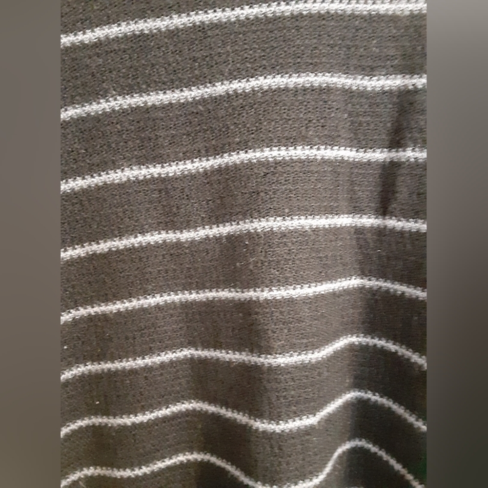 Calvin Klein Men's Merino Wool Blent Stripe Long Sleeve Sweater Size Lar… - Picture 2 of 5